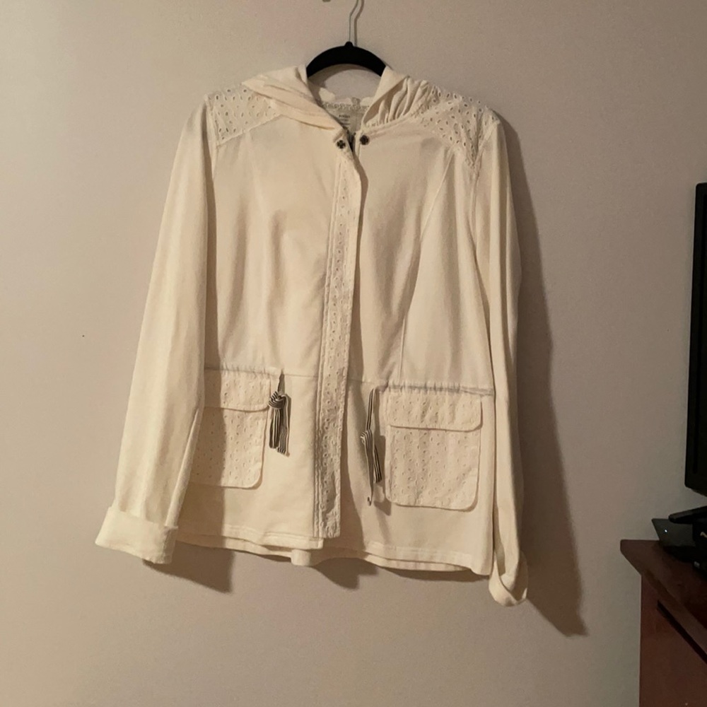 Zip front sweater